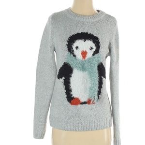 LIKE NEW S Penguin w/ Scarf Soft Holiday Sweater